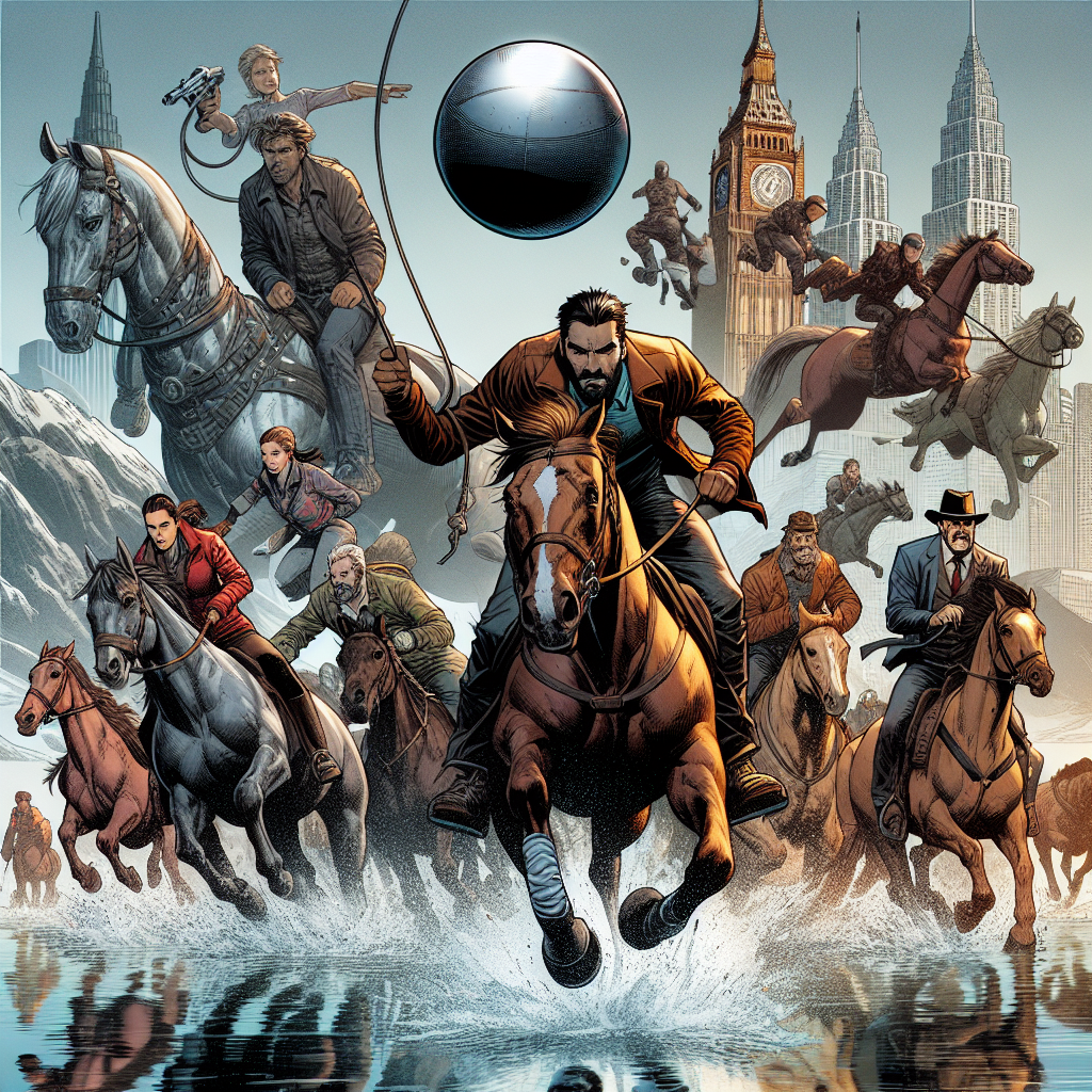 Steel Ball Run personagens illustration for STEEL BALL RUN: Personagens, Histórias e Curiosidades de JoJo
