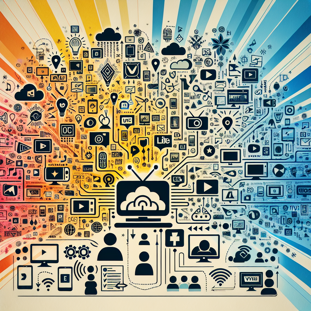 Illustration of TV Online Gratis: Mejores Canales, Apps y Cómo Ver